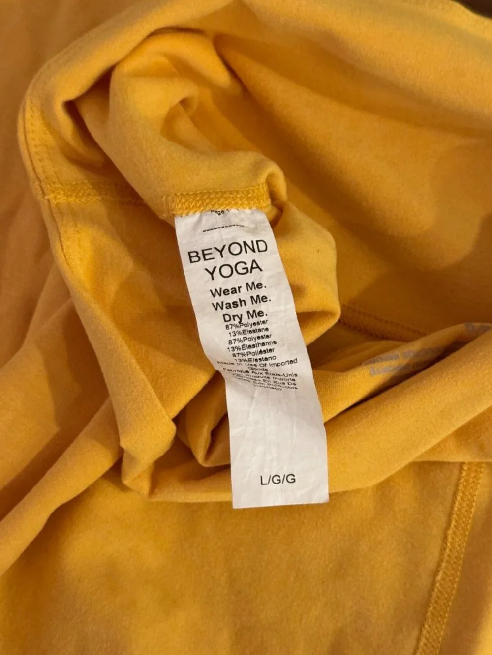 Beyond Yoga 2 Piece Set - Open Back Crop Top & Matching Legging US Size Large - Picture 11 of 11